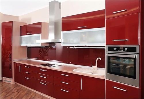 Tủ Bếp Chữ I Tủ bếp bằng nhựa laminate TB94 Tủ Bếp Chữ I Tủ bếp bằng nhựa laminate TB94